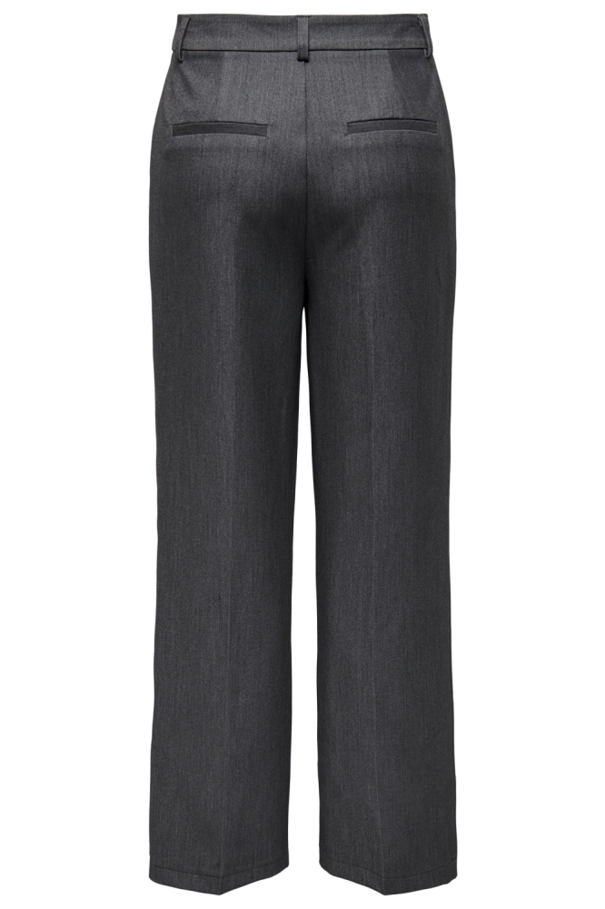 ONLHATTIE-LANA HW W MEL PANT TLR NO 15318089 Dark Grey Melange